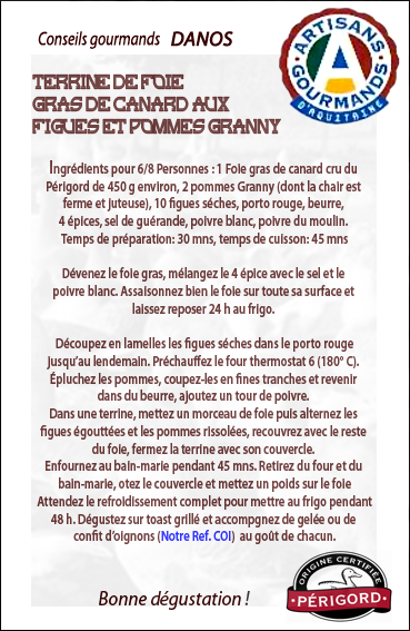 Terrine aux figues et pommes Granny